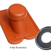 Room ventilation adapter HV 160, Rundo