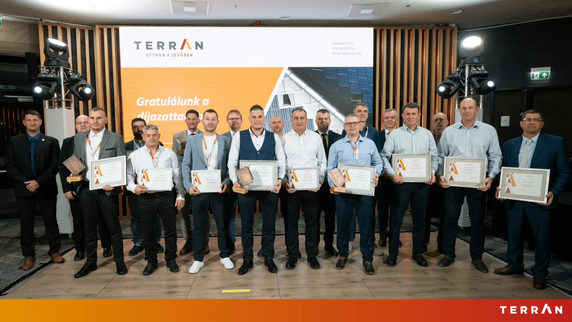 Megosztott első díj a Terrán Tetőfedő Pályázaton